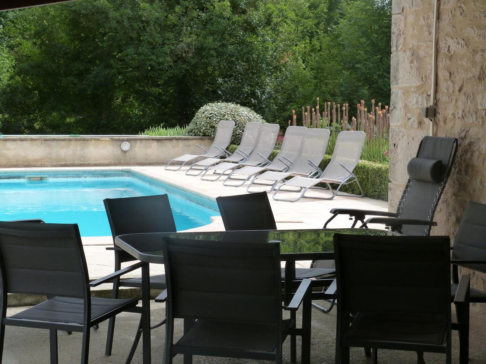 Gite Avec Piscine Proche De St Cirq Lapopie ベルガンティ エクステリア 写真